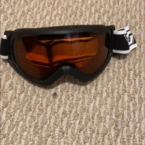 Regular Orange-Tinted Ski Goggles